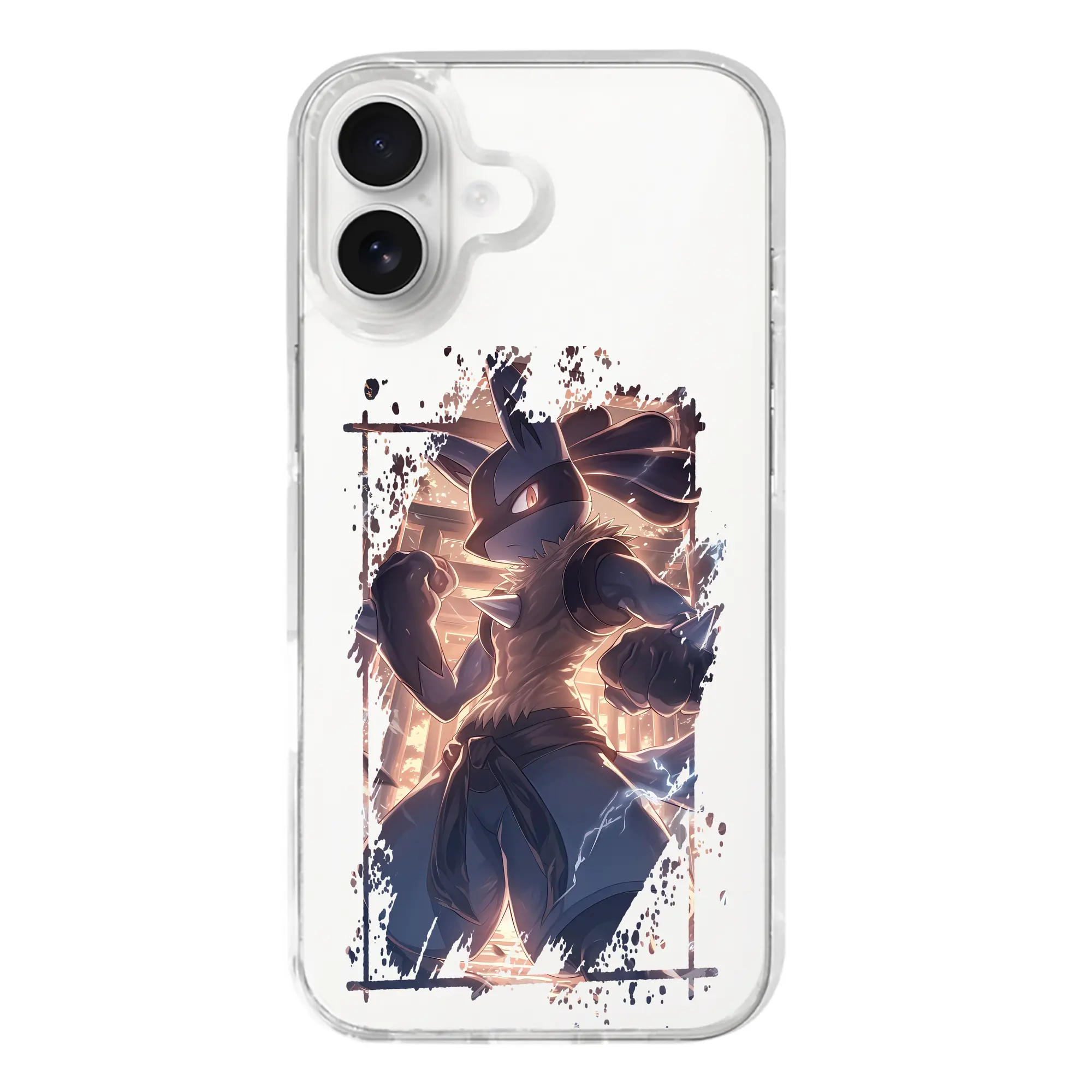 ポケモン グッズ,ルカリオ - iPhone 17シリーズ 透明スマホケース – 薄型・耐衝撃・精密フィット保護カバー